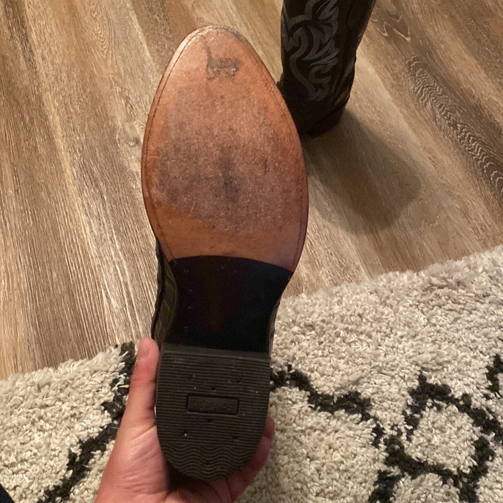 Cowtown American made American Alligator boots like new 11EE - Picture 2 of 4